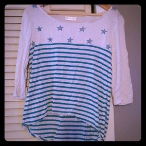 White and aqua slug shiry